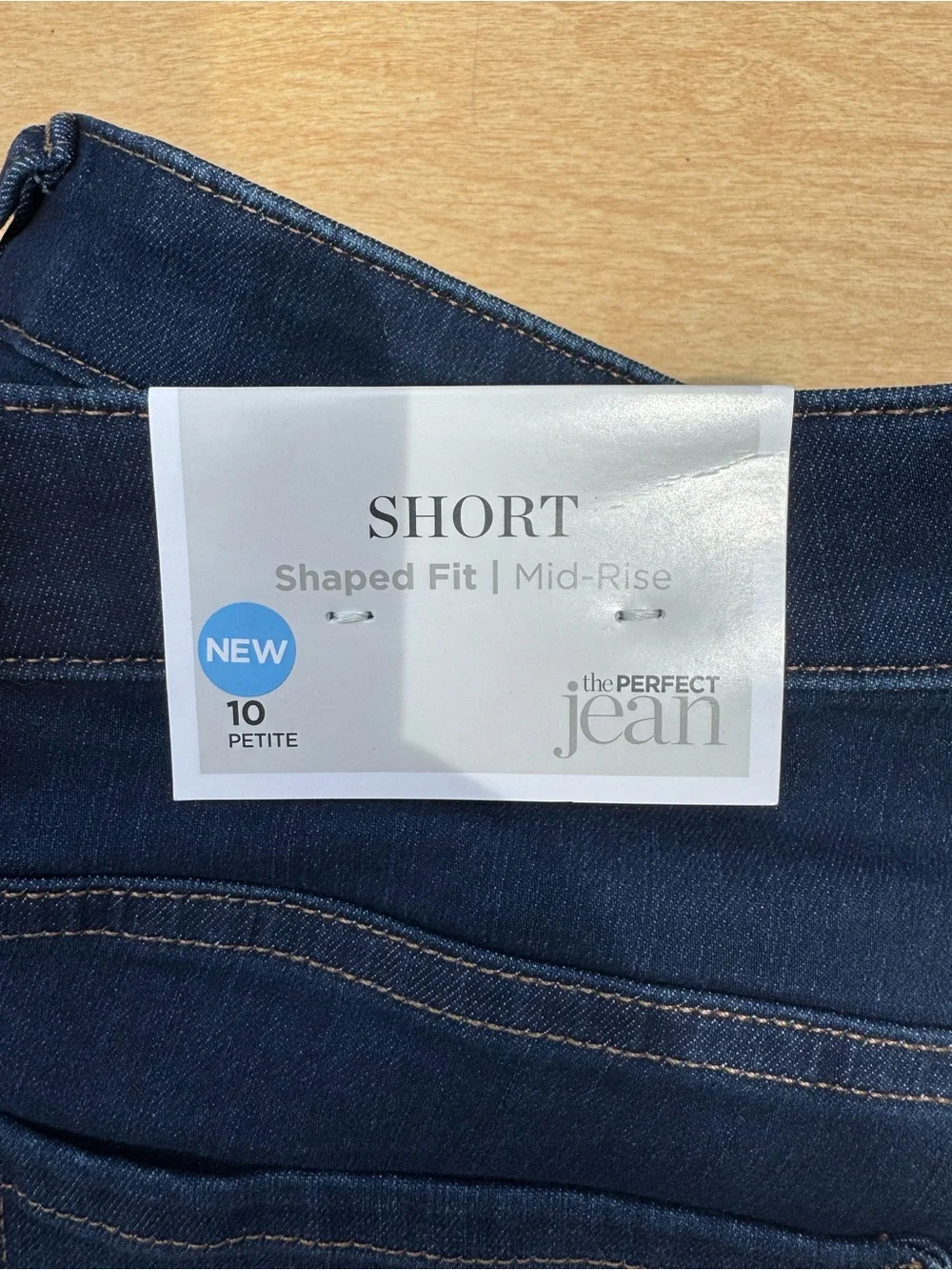 Christopher & Banks Dark Blue Denim Shorts